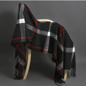 Lovely Plaid Scarf 50" x 60" scarves & wraps